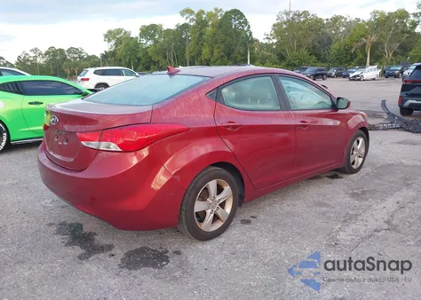 2013 Hyundai Elantra Gls z USA, uszkodzony, nr VIN 5NPDH4AE3DH258677